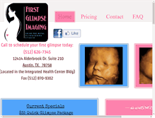 Tablet Screenshot of firstglimpseimaging.com